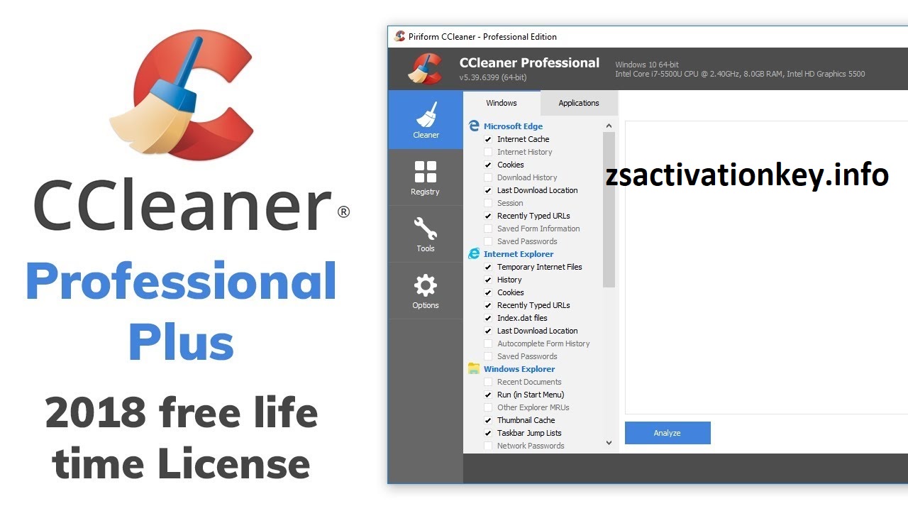 CCleaner Professional License Key