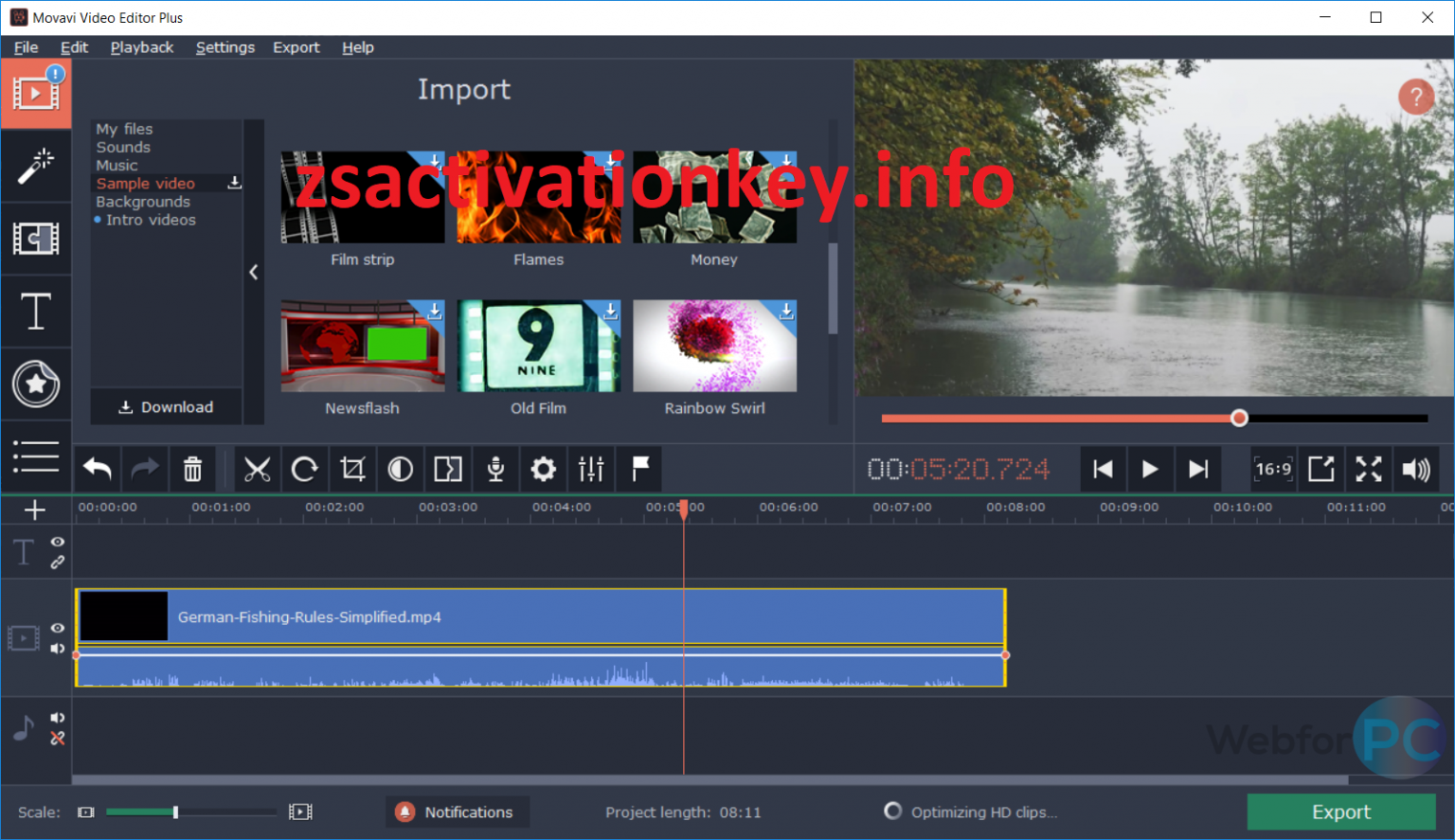movavi video editor plus free download